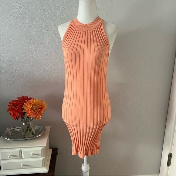 Revolve Superdown Milana Rib Knit Mini Dress in Orange - Picture 2 of 5